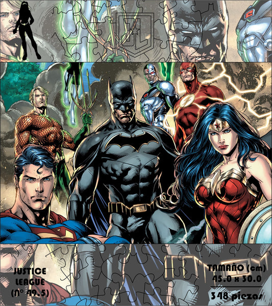 Rompecabezas Pers.Justice League C:49.5 Puzzles Peru - ROMPECABEZAS