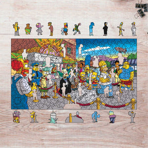 Rompecabezas Pers.Los Simpsons de 341 Piezas C:38.9 Puzzles Peru - Series / Los Simpsons / 341 - ROMPECABEZAS