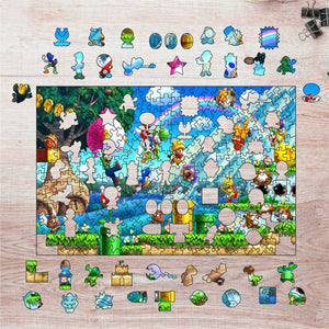Rompecabezas Pers.Mario Bros C:22.4 Puzzles Peru - M- 352 Pzas / Mario Bros - ROMPECABEZAS