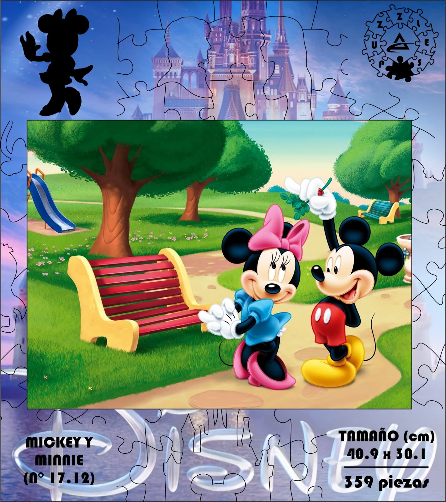 Rompecabezas Pers.Mickey y Minnie C:17.12 Puzzles Peru - ROMPECABEZAS