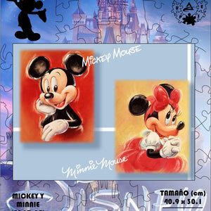 Rompecabezas Pers.Mickey y Minnie C:17.15 Puzzles Peru - ROMPECABEZAS