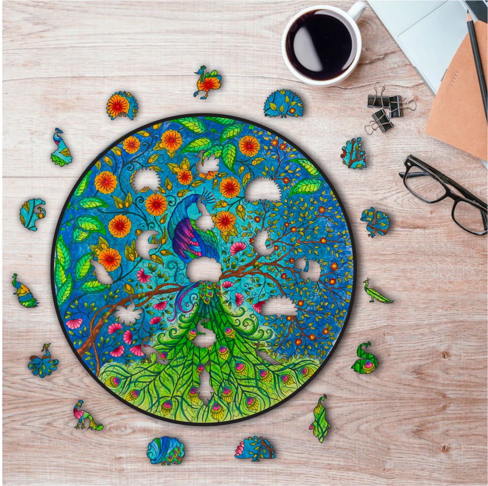 Rompecabezas Pers.Pavo Real C:1.2 Puzzles Peru - M -215 Pzas / Animales - ROMPECABEZAS
