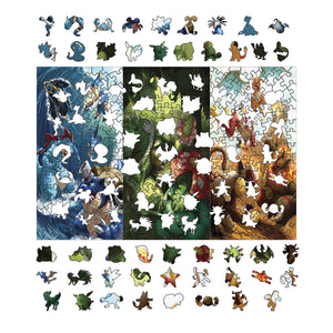 Rompecabezas Pers.Pokemon C:31.12 Puzzles Peru - M- 350 Pzas / Pokemon - ROMPECABEZAS