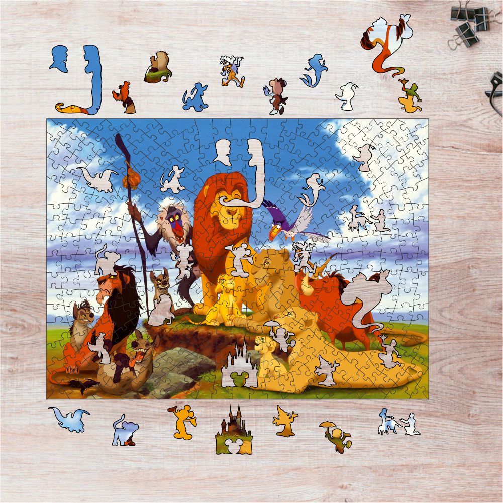 Rompecabezas Pers.Rey Leon C:17.36 Puzzles Peru - M- 359 Pzas / Disney - ROMPECABEZAS