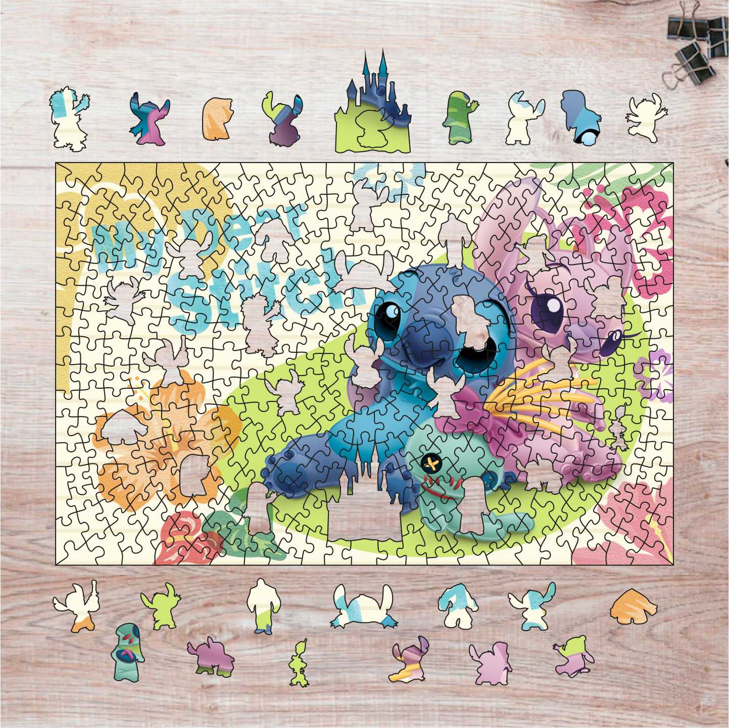 Rompecabezas Pers.Stitch C:55.8 Puzzles Peru - M- 338 Pzas / Disney - ROMPECABEZAS