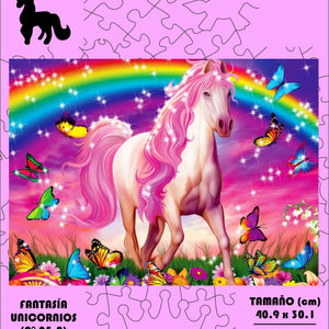 Rompecabezas Pers.Unicornios C:25.2 Puzzles Peru - ROMPECABEZAS
