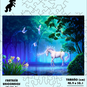 Rompecabezas Pers.Unicornios C:25.3 Puzzles Peru - ROMPECABEZAS