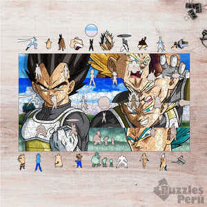 Rompecabezas Pers.Vegeta C:18.14 Puzzles Peru - M- 358 Pzas / Dragon Ball - ROMPECABEZAS