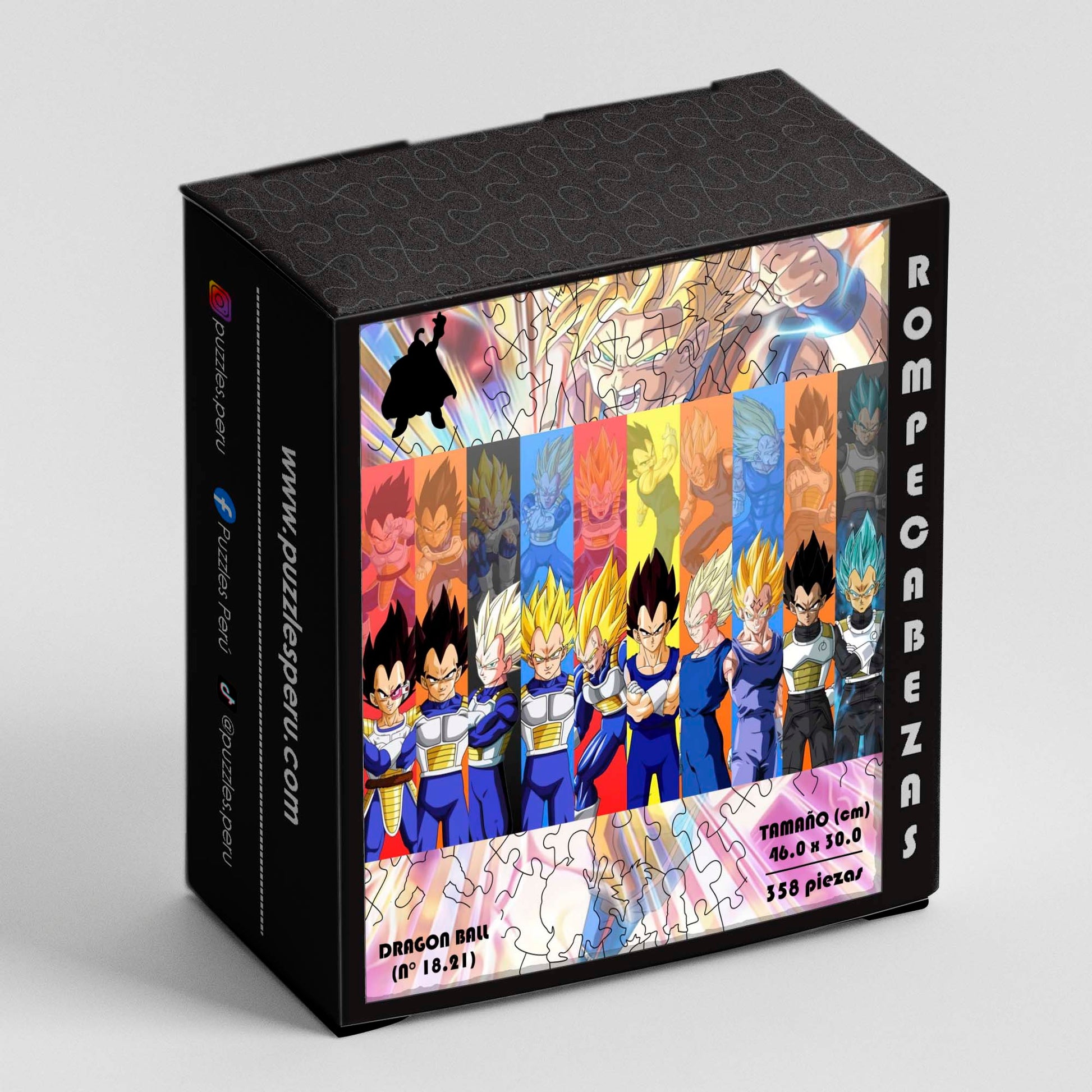 Rompecabezas Pers.Vegeta C:18.21 Puzzles Peru - ROMPECABEZAS
