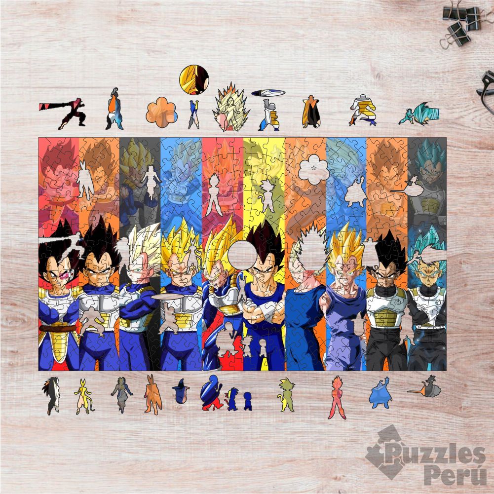 Rompecabezas Pers.Vegeta C:18.21 Puzzles Peru - M- 358 Pzas / Dragon Ball - ROMPECABEZAS