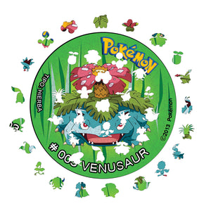 Rompecabezas Pers.Venusaur C:8.3 Puzzles Peru - M- 217 Pzas / Pokemon - ROMPECABEZAS