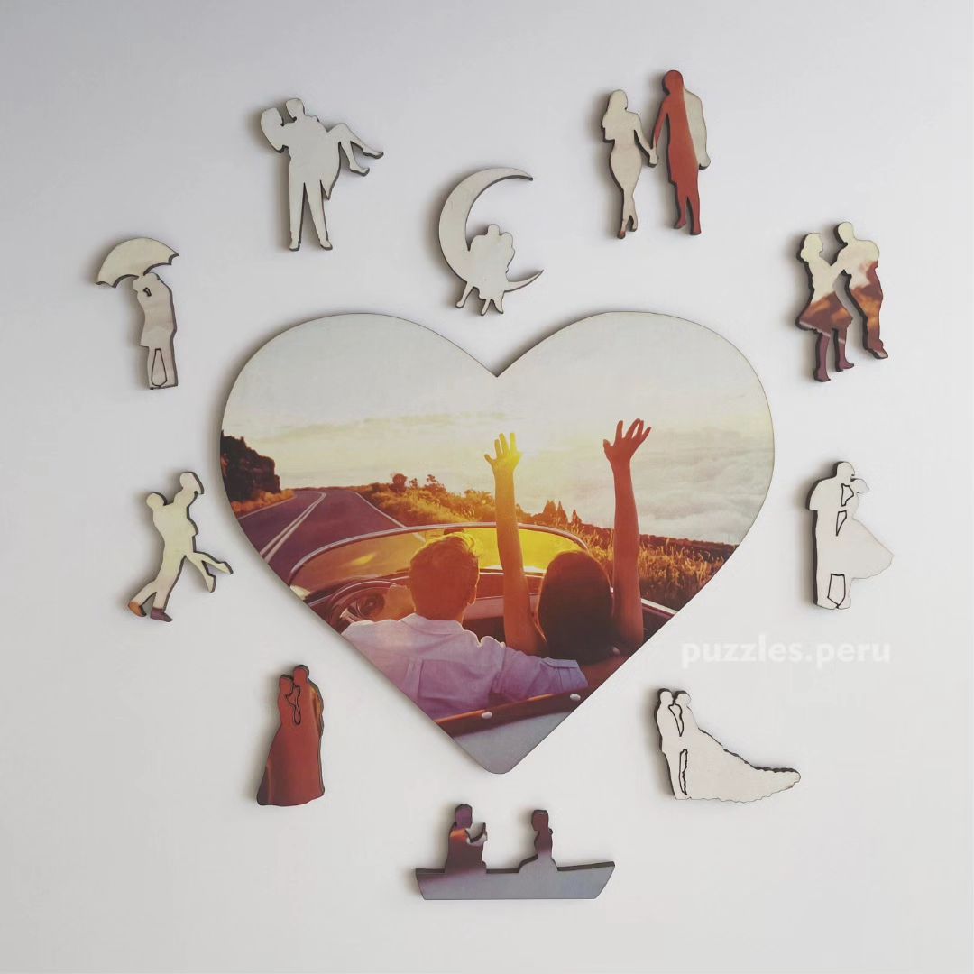 Rompecabezas Personalizado - Diseño Corazon - ROMPECABEZAS