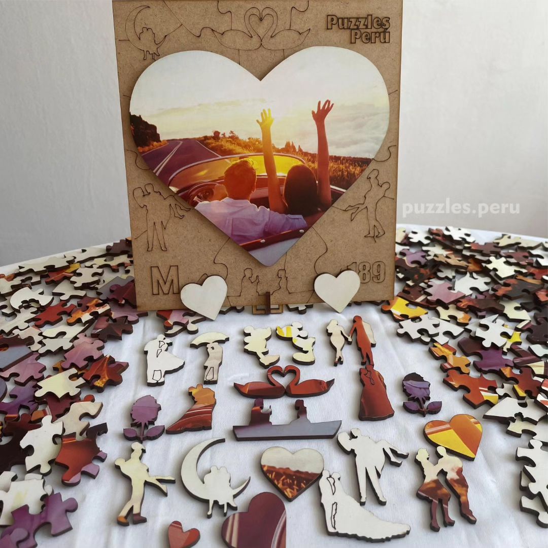 Rompecabezas Personalizado - Diseño Corazon - ROMPECABEZAS