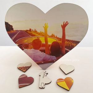 Rompecabezas Personalizado - Diseño Corazon - ROMPECABEZAS