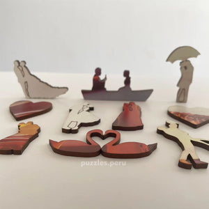 Rompecabezas Personalizado - Diseño Corazon - ROMPECABEZAS