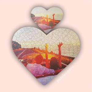 Rompecabezas Personalizado - Diseño Corazon - S - 23 x 20 cm - ROMPECABEZAS