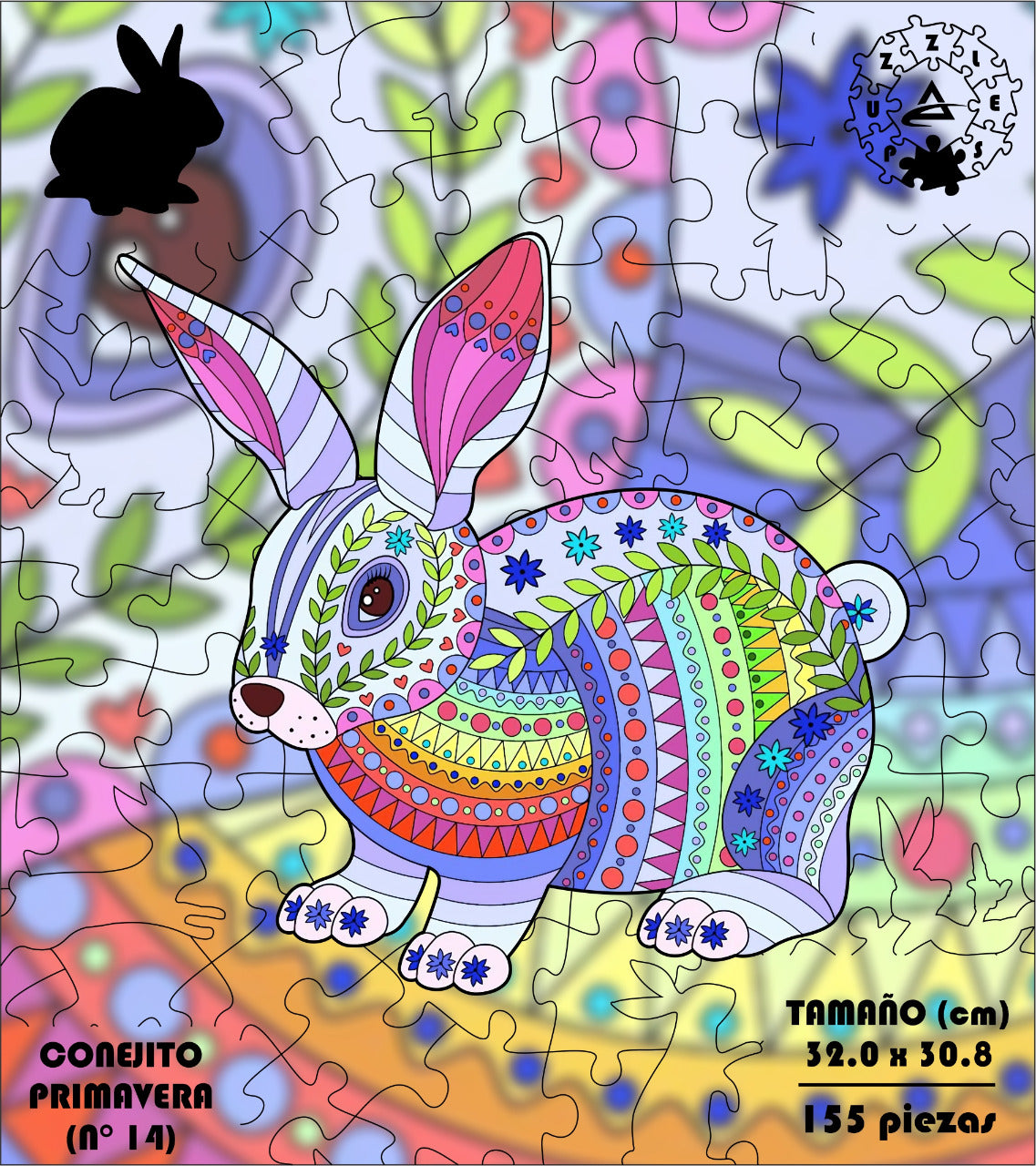 Rompecabezas Pers.Conejo  C:14 Puzzles Peru