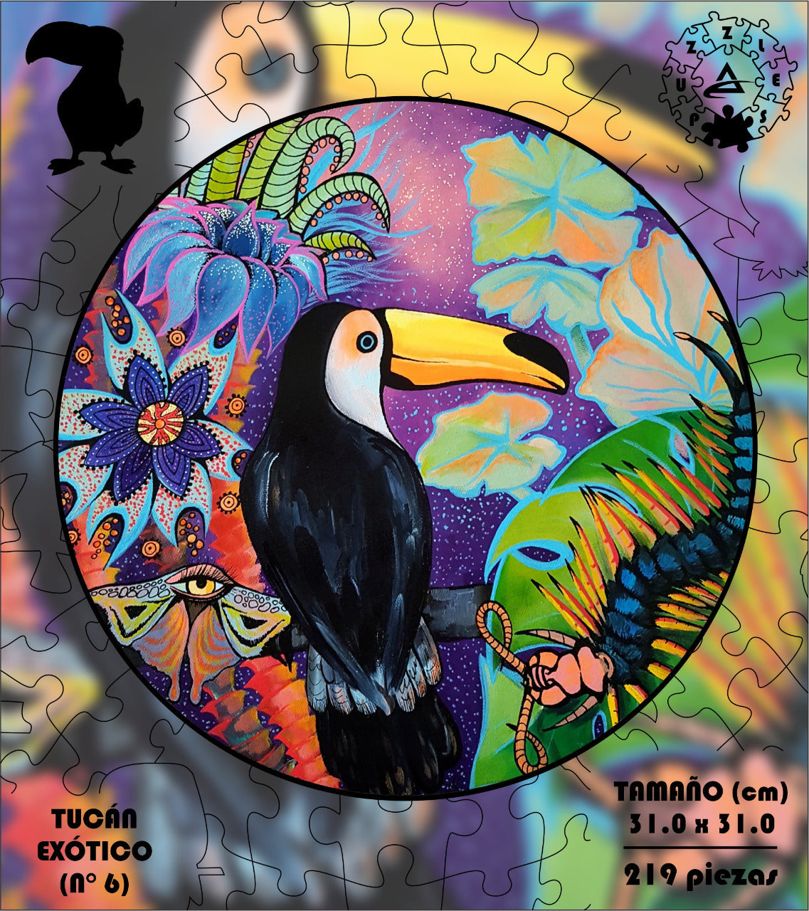 Rompecabezas Pers.Tucan  C:6 Puzzles Peru